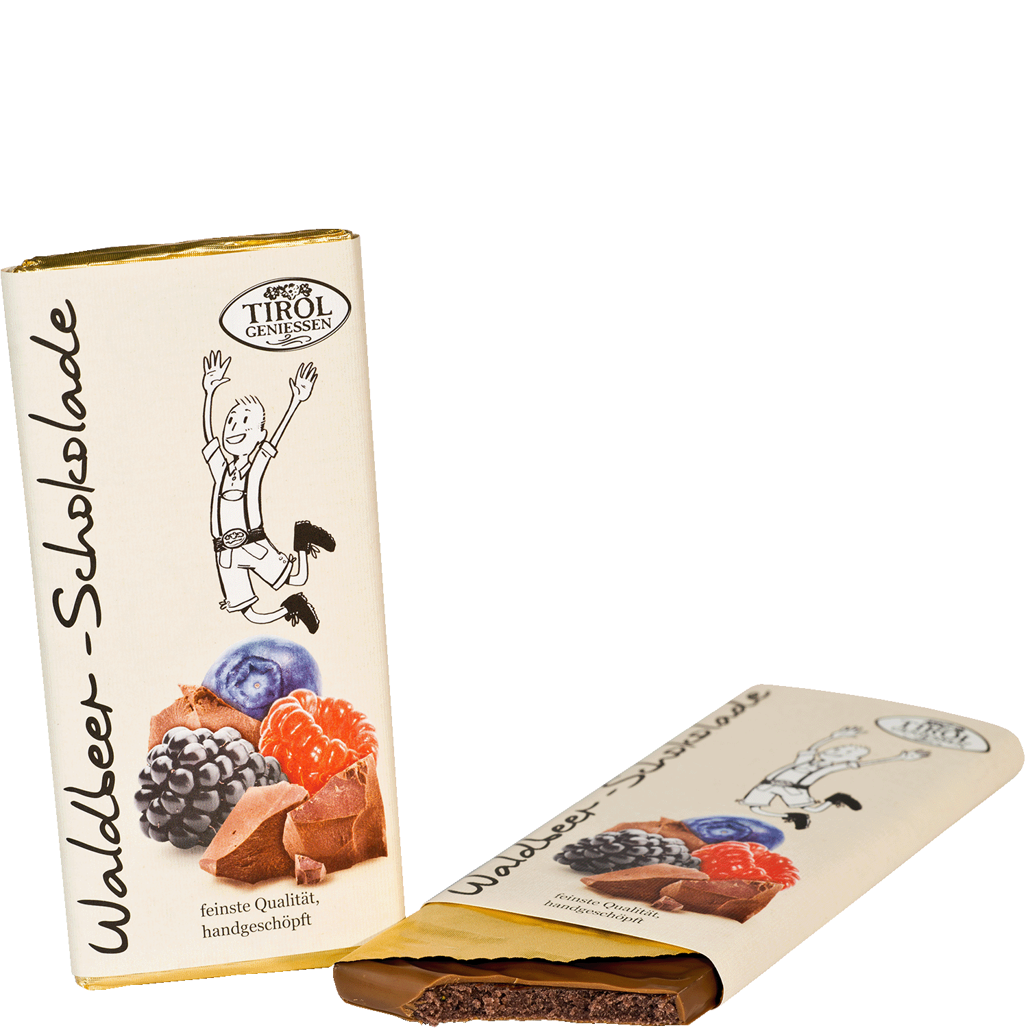 Waldbeer Schokolade von Tirol geniessen