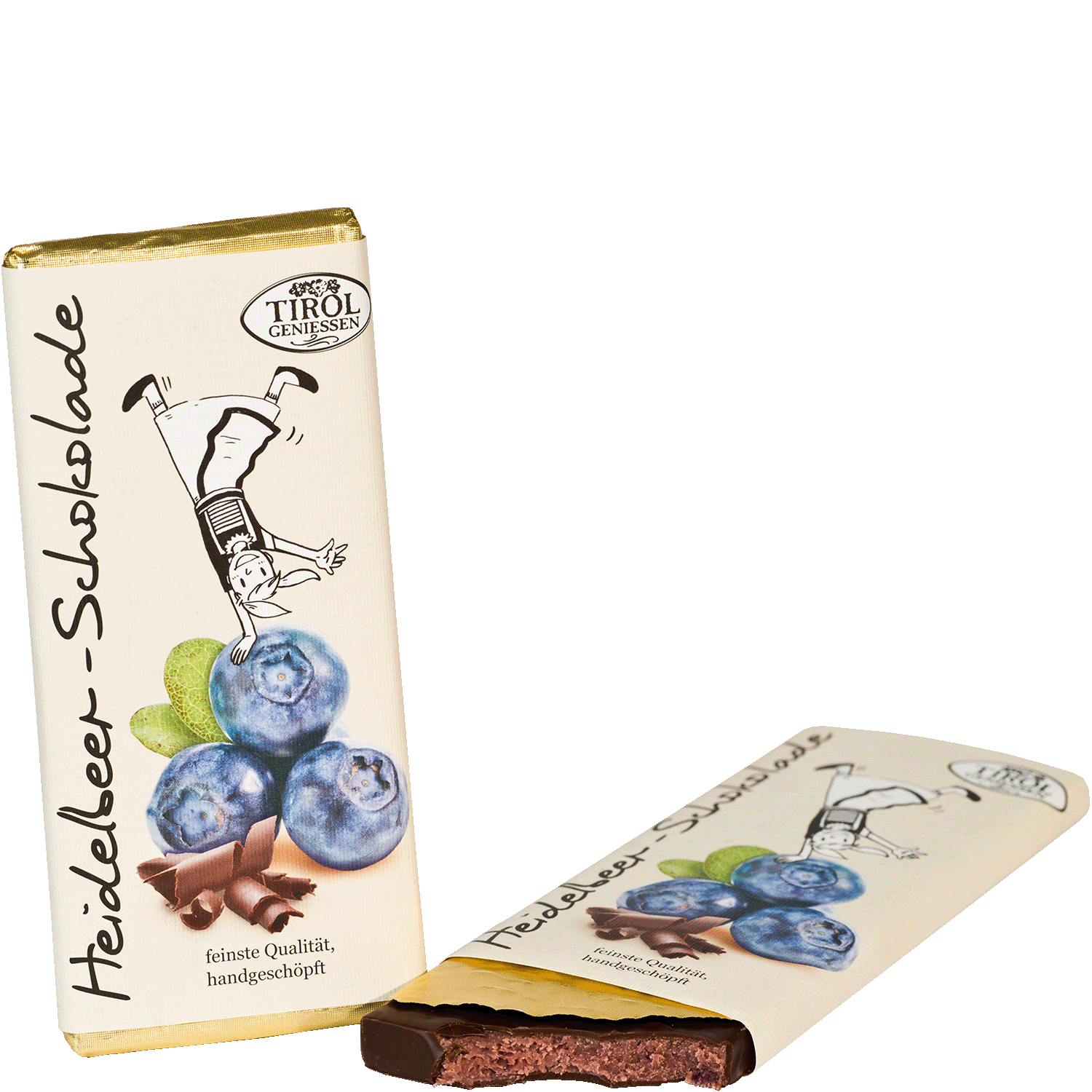 Heidelbeer Schokolade aus Österreich von Tirol Geniessen