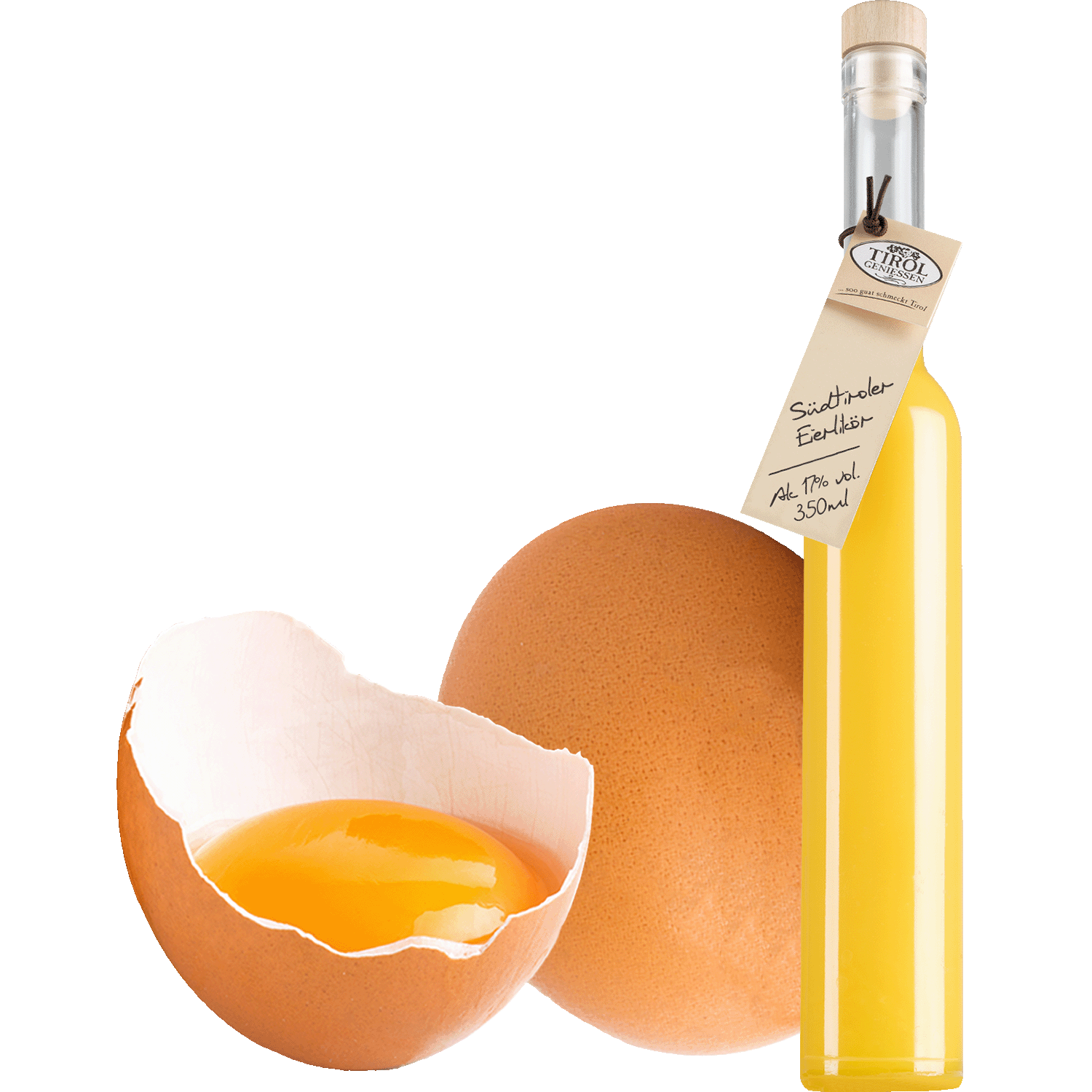 South Tyrolean Egg Liqueur in gift bottle from Austria from Tirol Geniessen