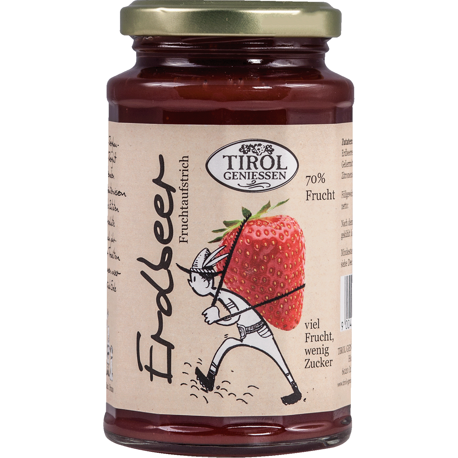 Strawberry Jam from Austria from Tirol Geniessen