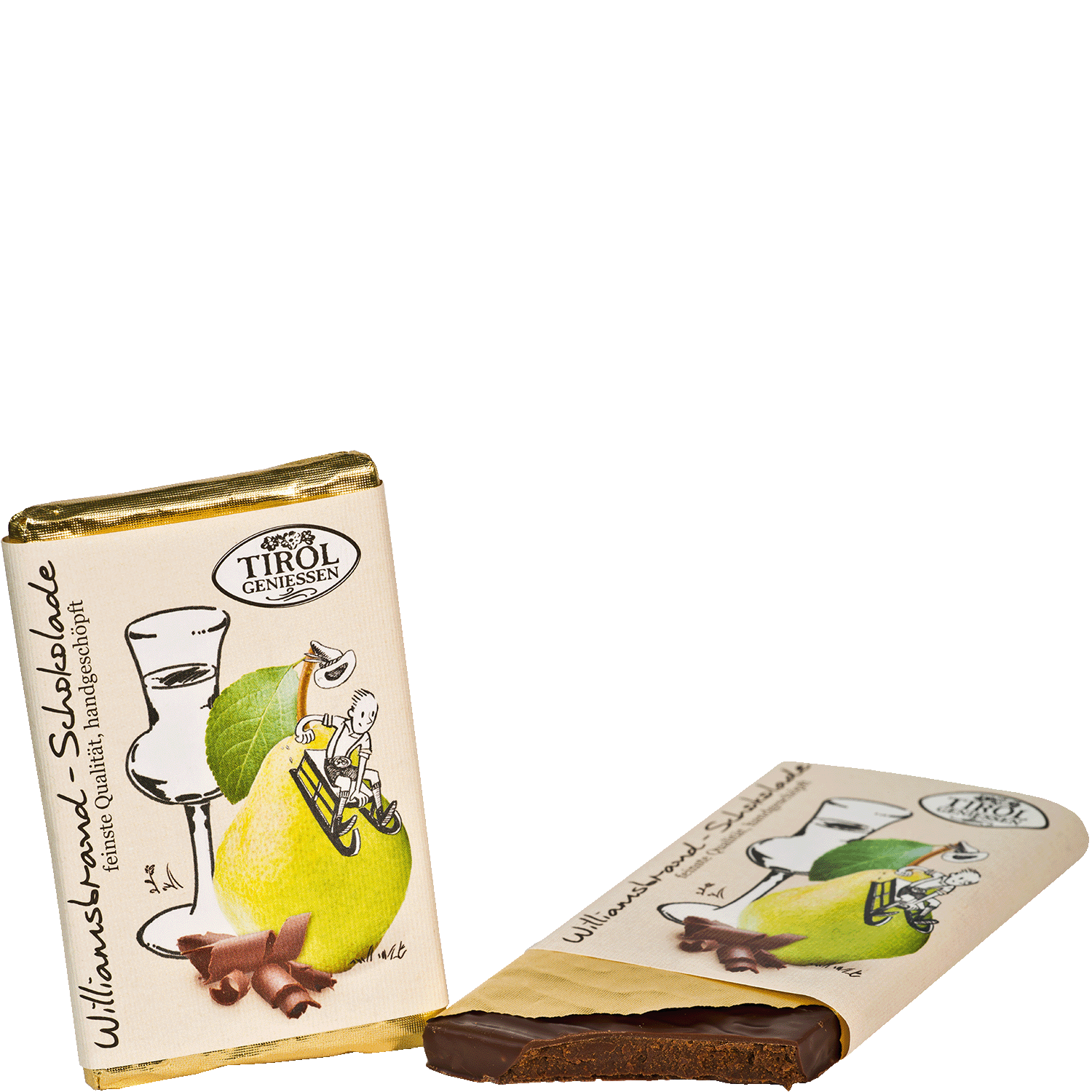 Williams Pear Brandy Chocolate from Austria from Tirol Geniessen