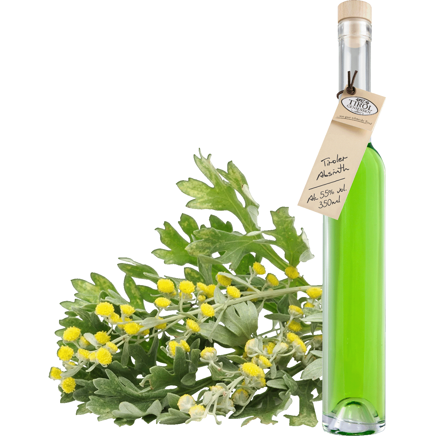 Absinthe in gift bottle from Austria from Tirol Geniessen
