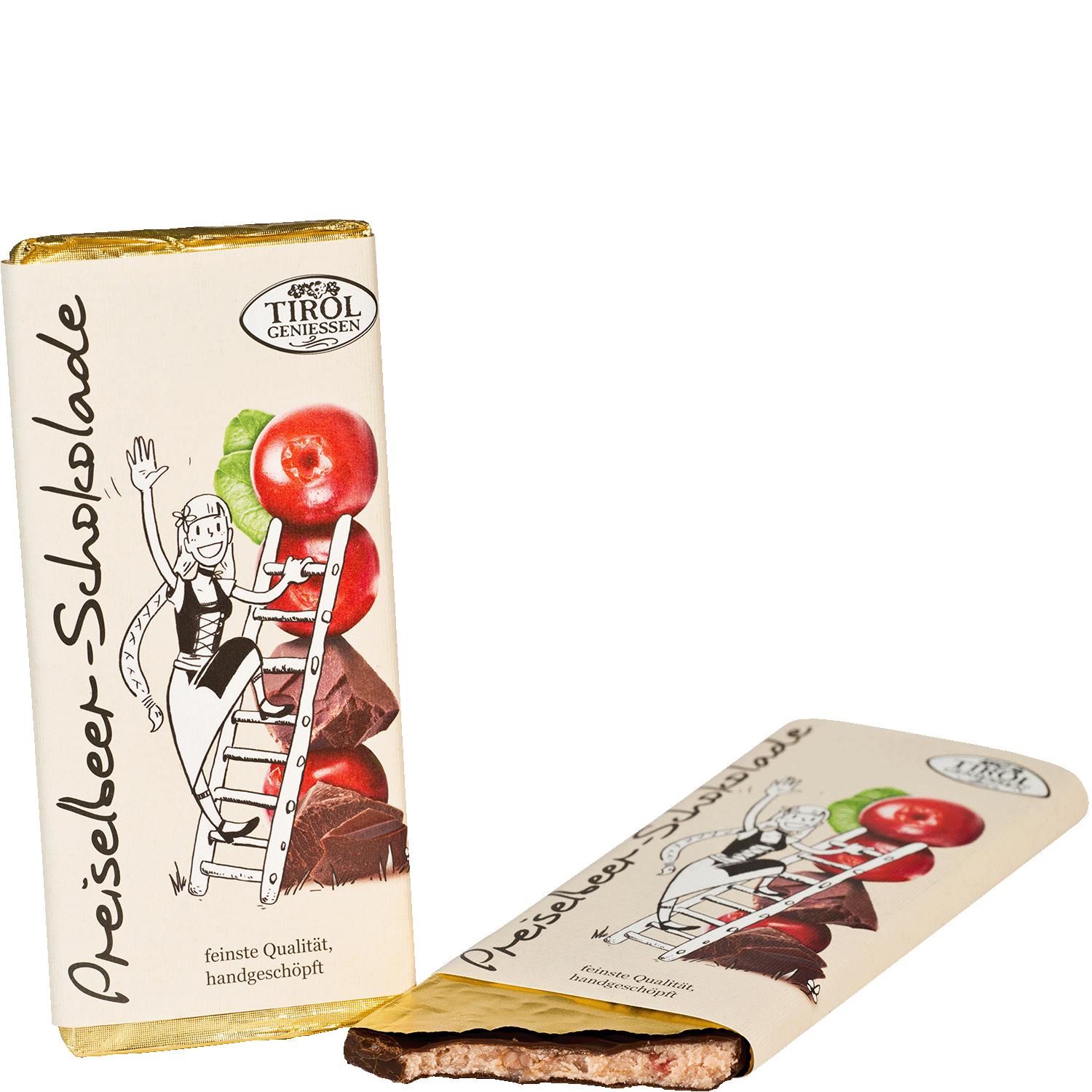 Lingonberry Chocolate from Austria from Tirol Geniessen