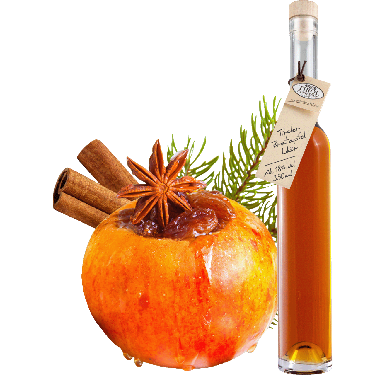 Bratapfel Likör 18% Vol. 0.1 Liter aus Österreich online kaufen