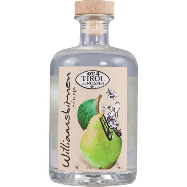 Buy Tyrolean Williams Pear Schnapps 40 Vol. 0.2 Liter from Austria online.
