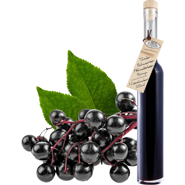 Schwarzer Holunderbeeren Sirup aus Österreich online kaufen