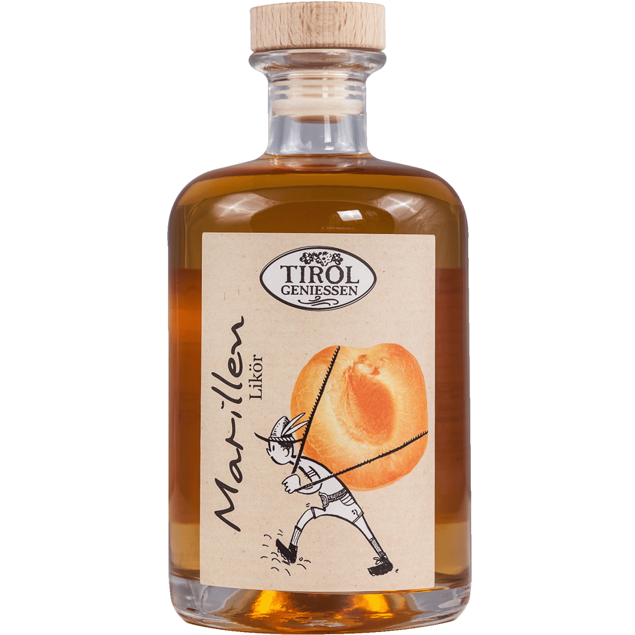 Buy Tyrolean Apricot Liqueur 25 Vol. 0.2 Liter from Austria online.